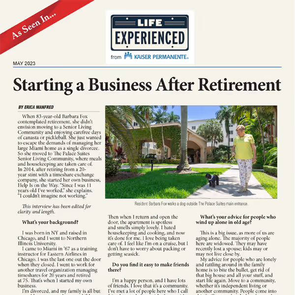 Starting a Business After Retirement