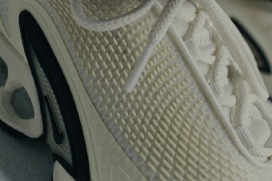 Close up image of a Nike shoe