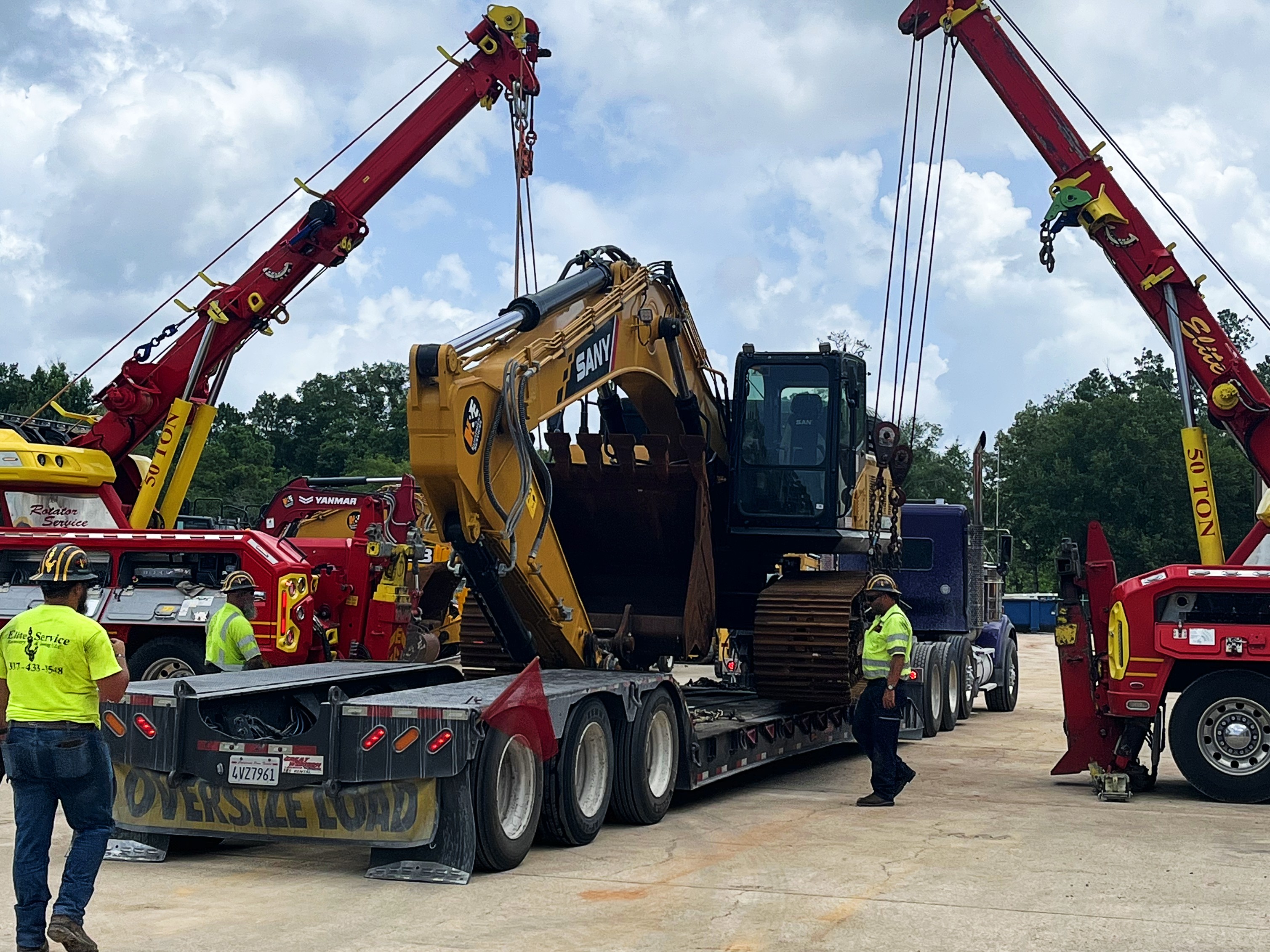 Heavy Load Towing Weight Distribution Scene