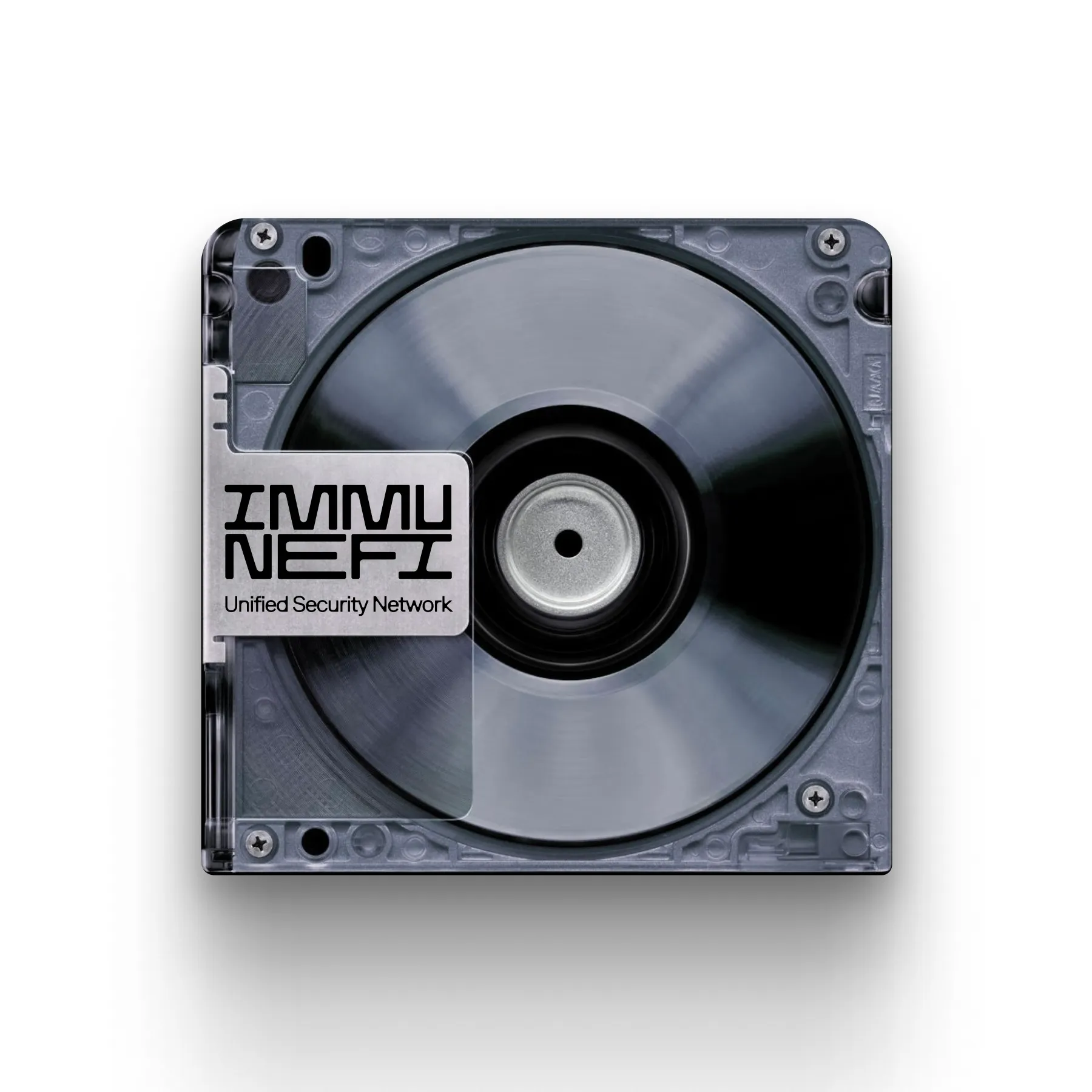 Immunefi mini disc with a Immunefi logo