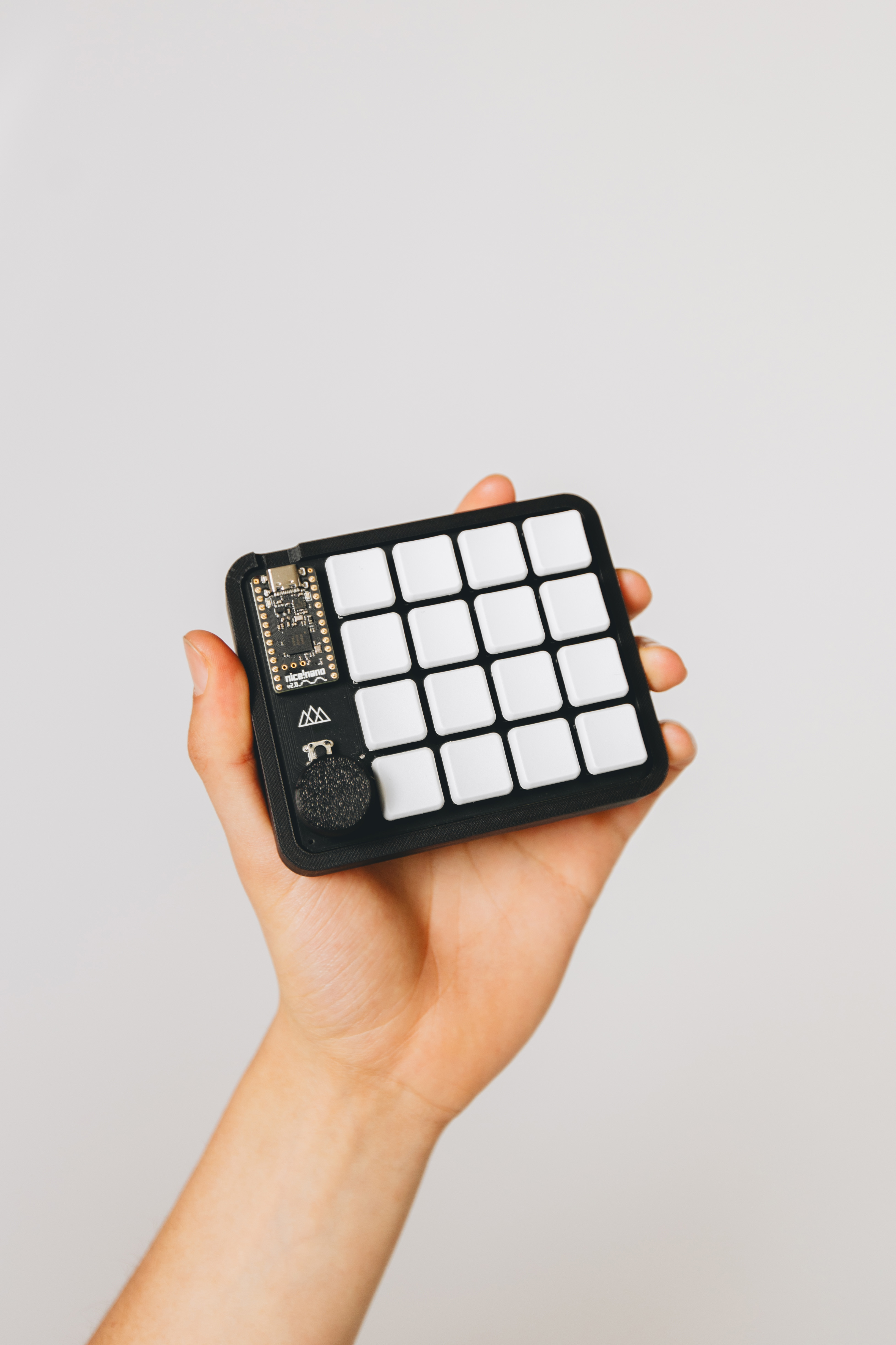 MinimalPad held in hand
