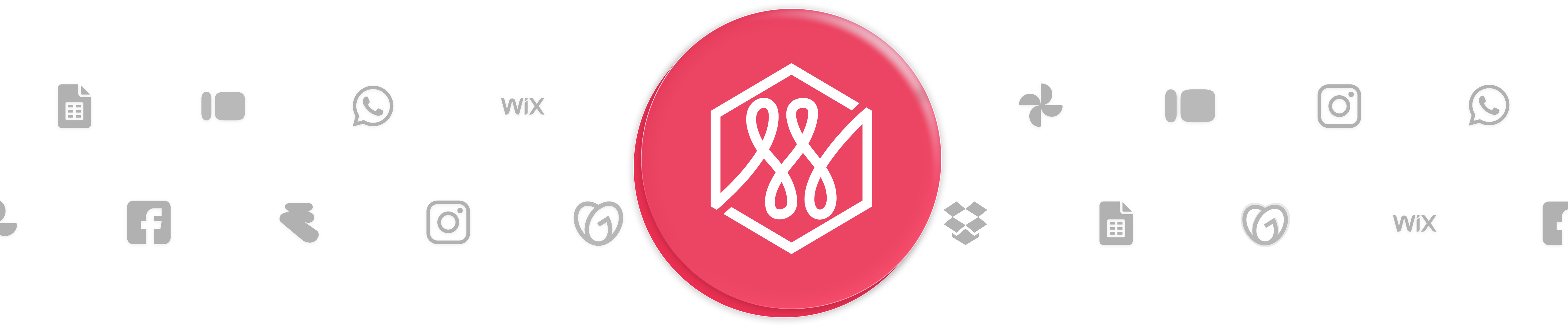 Infographic showing three smart guest list management features: create and send invitations, keep a real-time guest list, and manage information smartly, connected to a central icon.