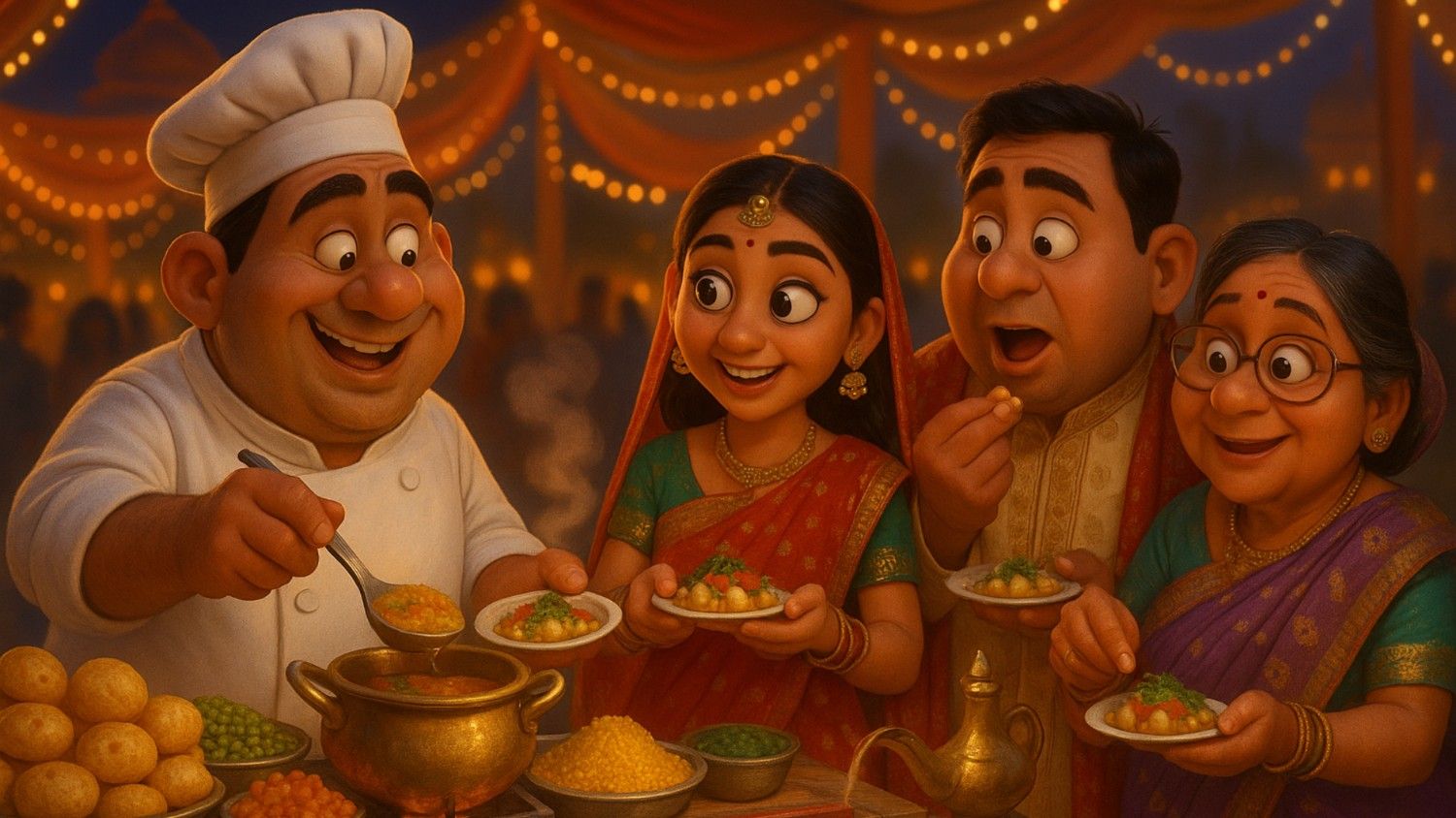 Live Chaat or Street Food Theatre