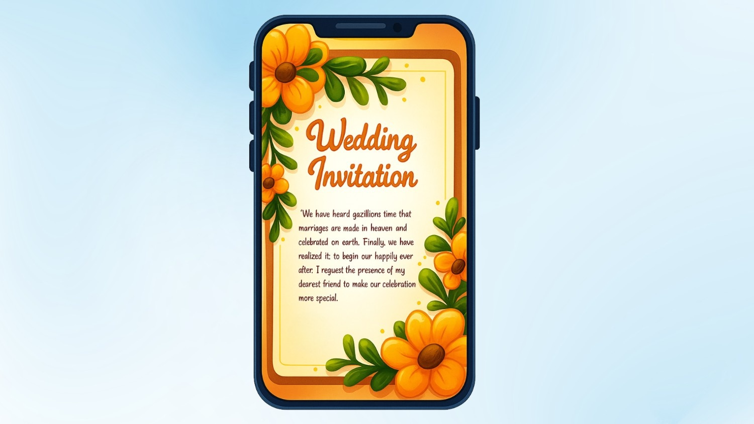 WhatsApp Group Chat Wedding Invitations Ideas