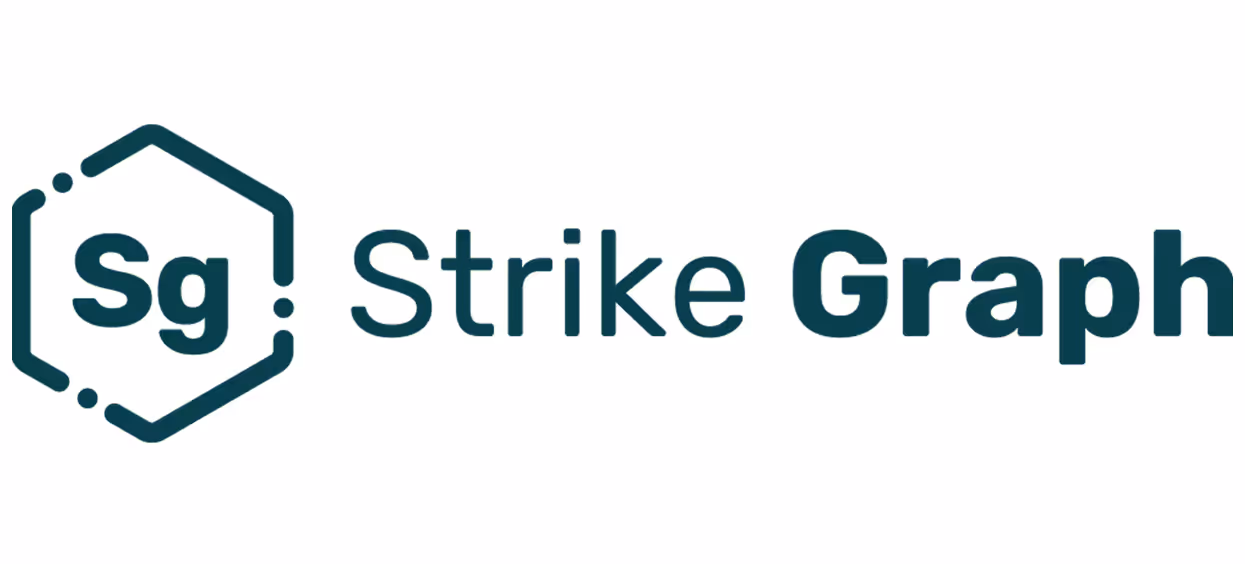 Strike Graph logo with stylized 'Sg' inside a hexagon followed by the name 'Strike Graph'.