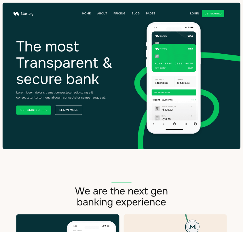 Startply X - Home V2 Page - Multi-Purpose Startup Webflow Template