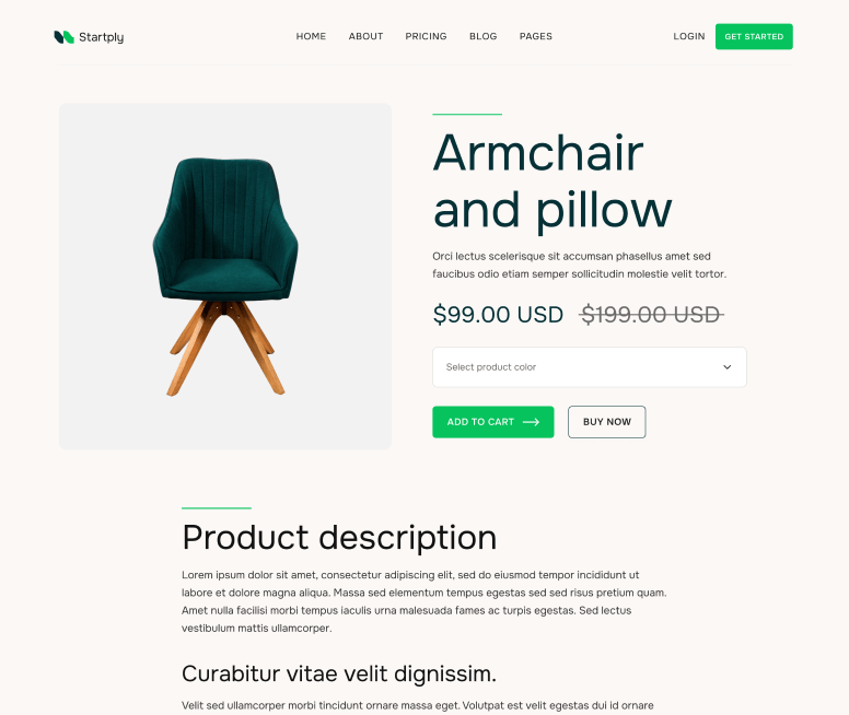 Startply X - Shop Single Page - Multi-Purpose Startup Webflow Template