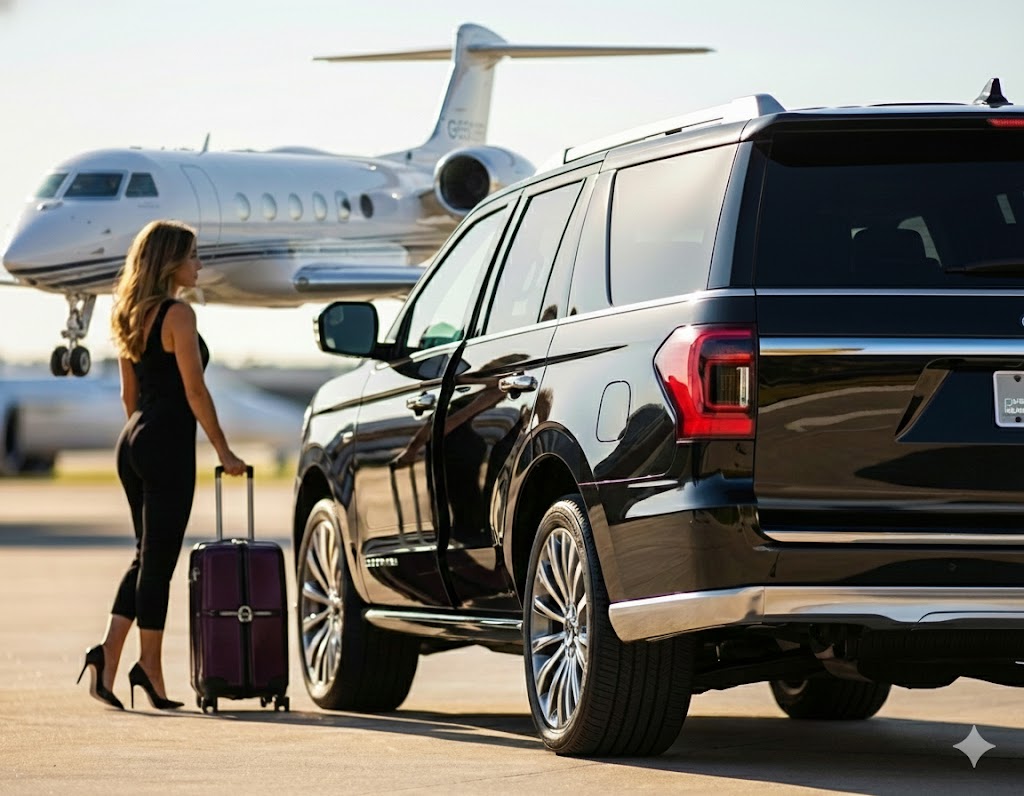 Lady Chauffeur Black SUV
