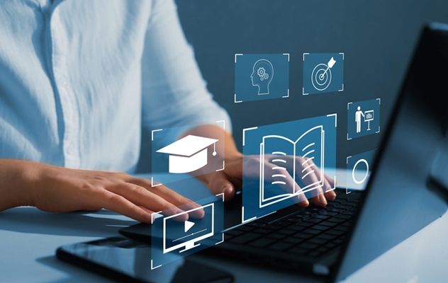 Multi-modal onine learning on laptop