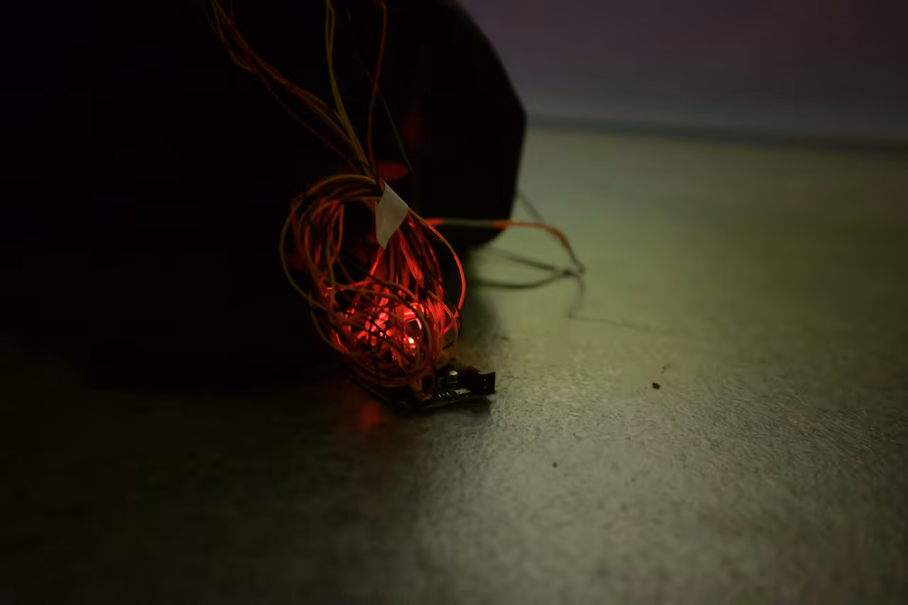 a photo of the guqin installation