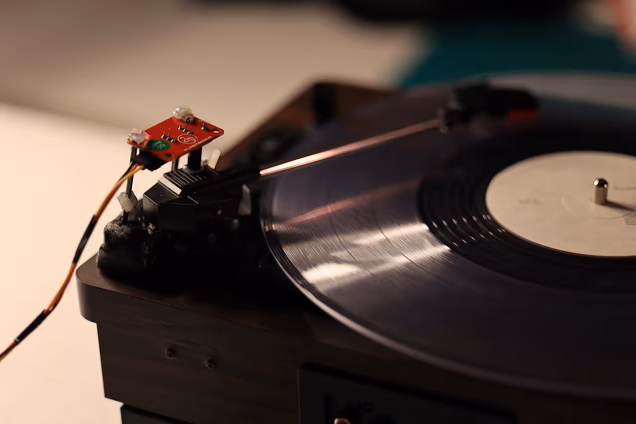 a photo of the installation