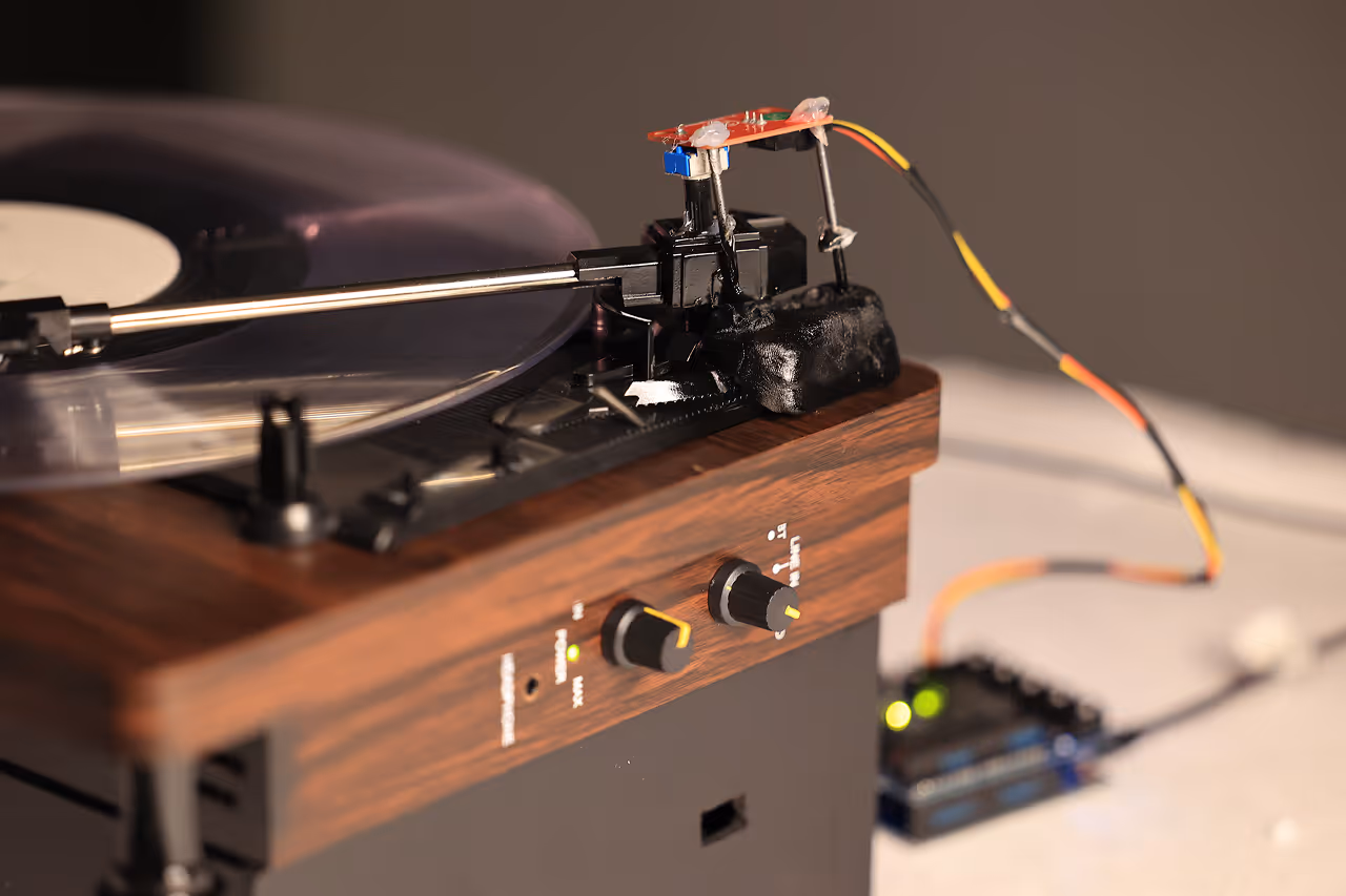 a photo of the installation