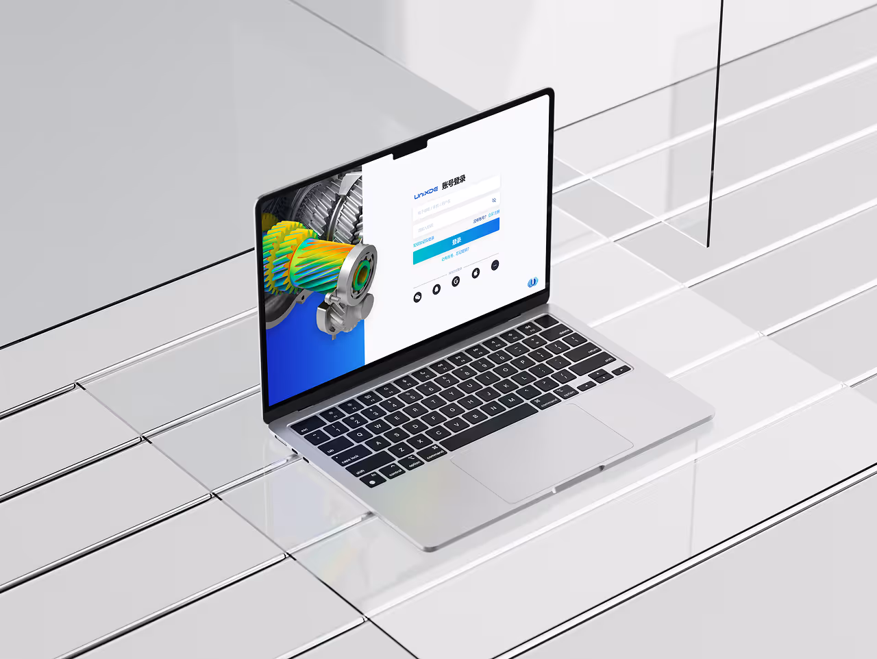 Version 1 Design - login page