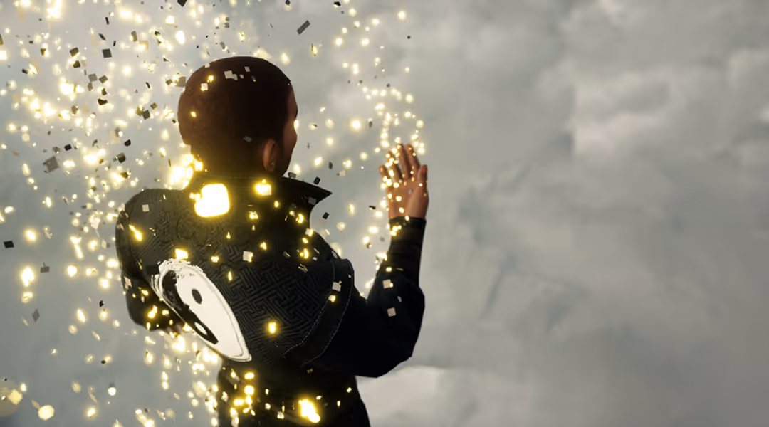 The figure disappears