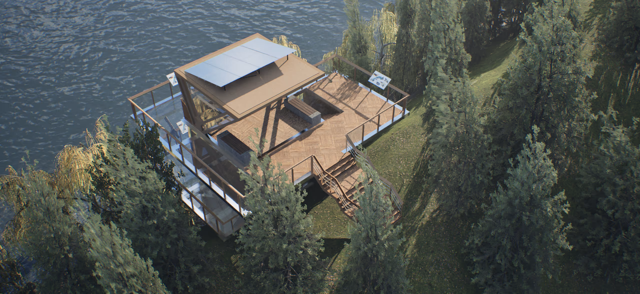 a photo of the second-floor space