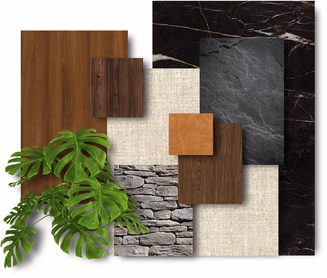 Color and material pairing