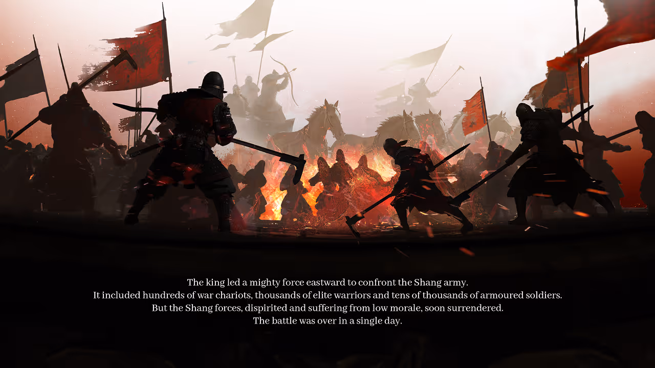 Web interface design exploring the transition from oracle bone inscriptions to early bronze inscriptions, highlighting the evolution of writing and ritual recording.