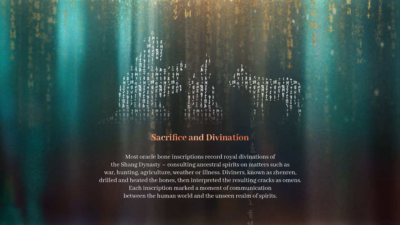 Interactive page examining the Wang Ziwu Ding and the evolution of script during the Pre-Qin period through bronze inscriptions.