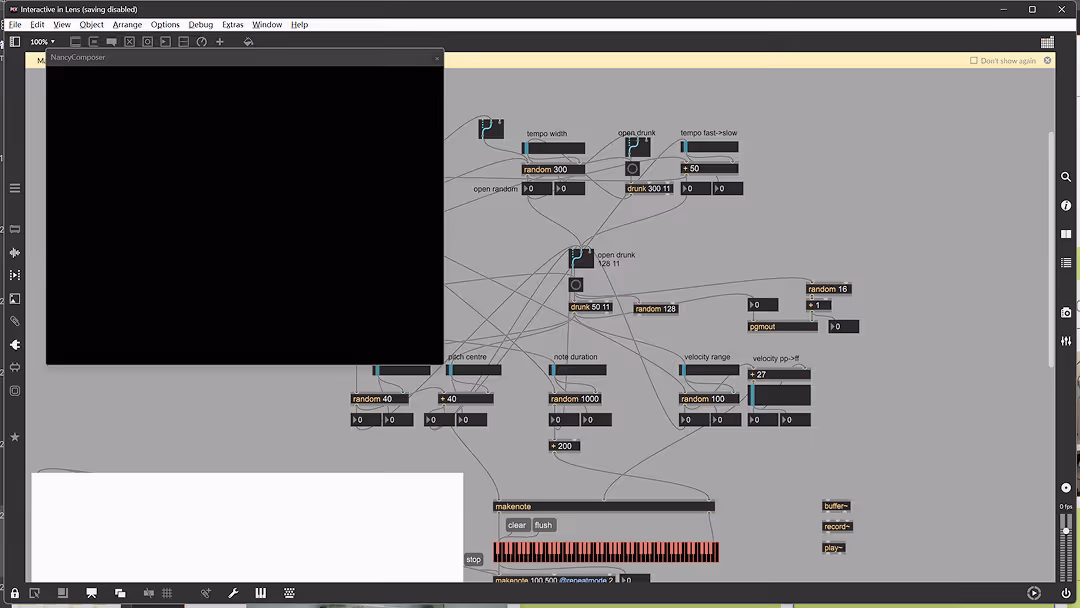 Documentation of the technical testing process for the Plant Pianist interactive installation, focusing on system calibration and signal translation.