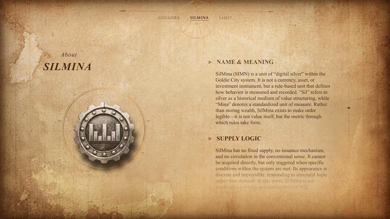By clicking the “Decode” button, users are directed to dedicated pages explaining key terms such as SilMina, GolGera, and the 142857 Protocol. A glossary-style navigation at the top allows seamless switching between concepts, forming a clear and continuous learning path.
