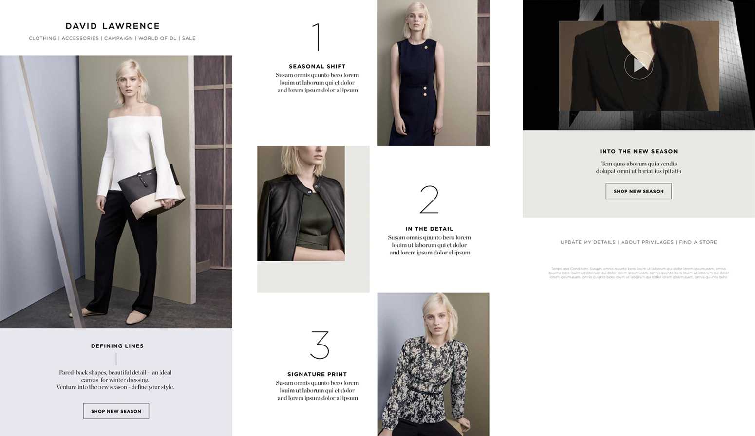 David Lawrence Autumn 2017 Campaign EDM