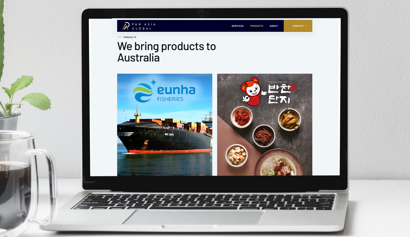 Pan Asia Products page