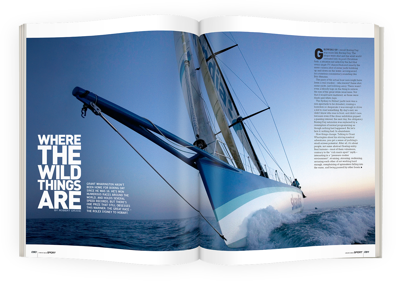 Inside Sport feature on Grant Wharington taking on the Sydney to Hobart
