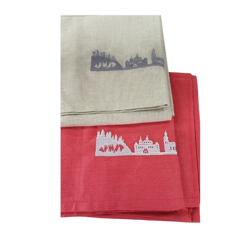 Trockentuch Attendorn in verschiedenen Farben 50% Baumwolle 50% Leinen 