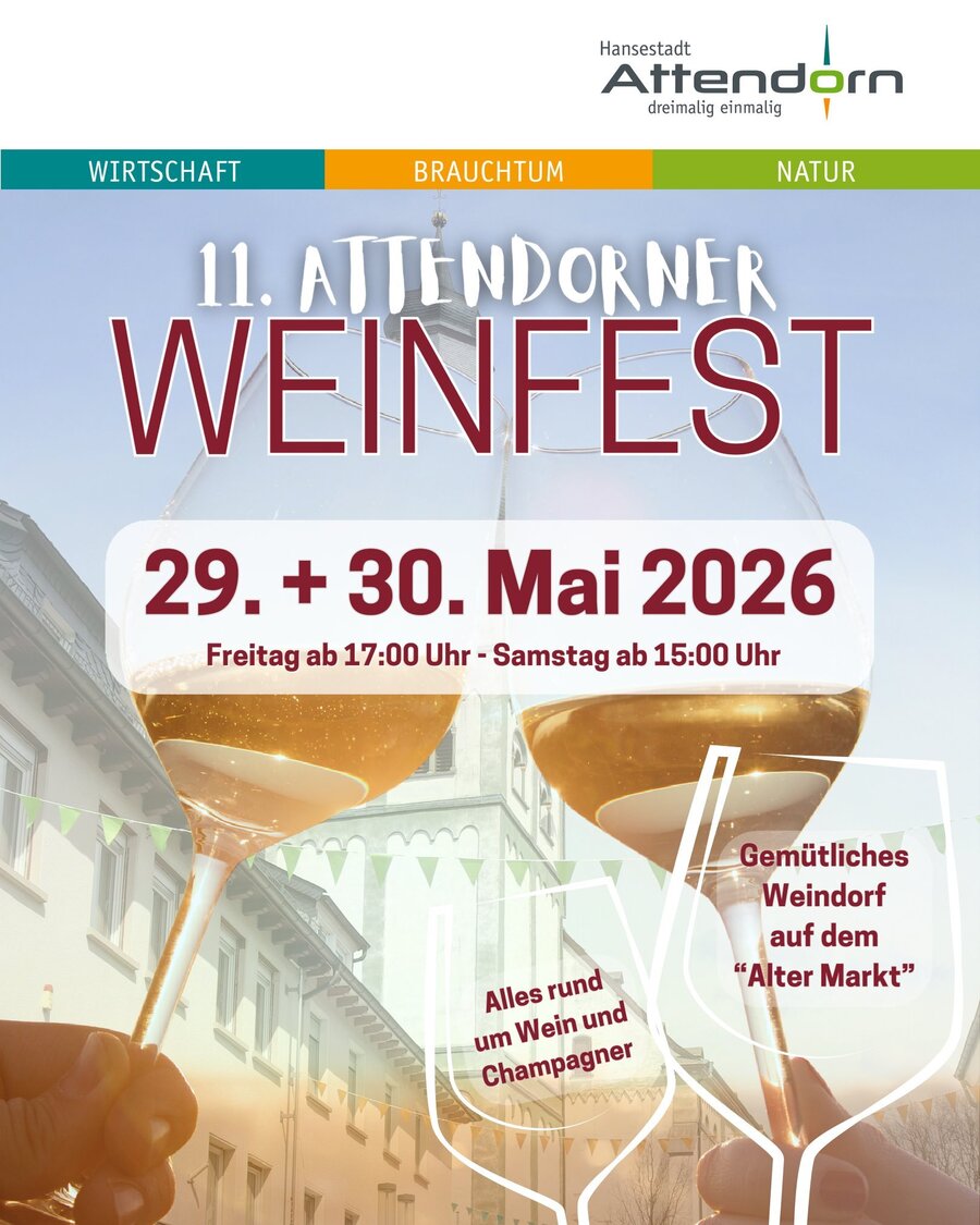 Bild vergrößern: Plakat Weinfest 2026