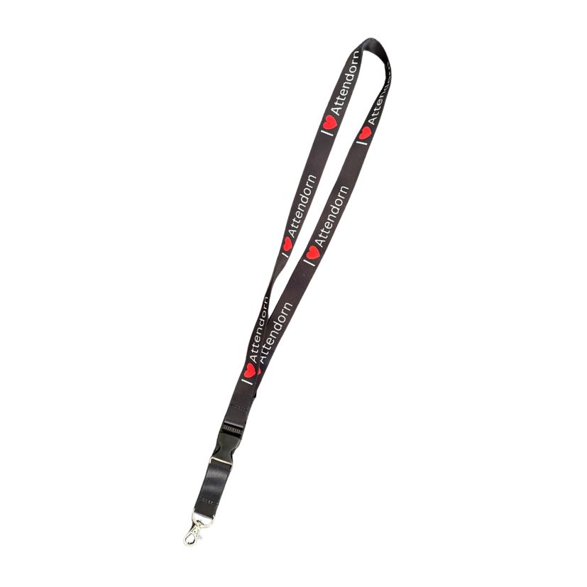 Lanyards "I love Attendorn" in schwarz 