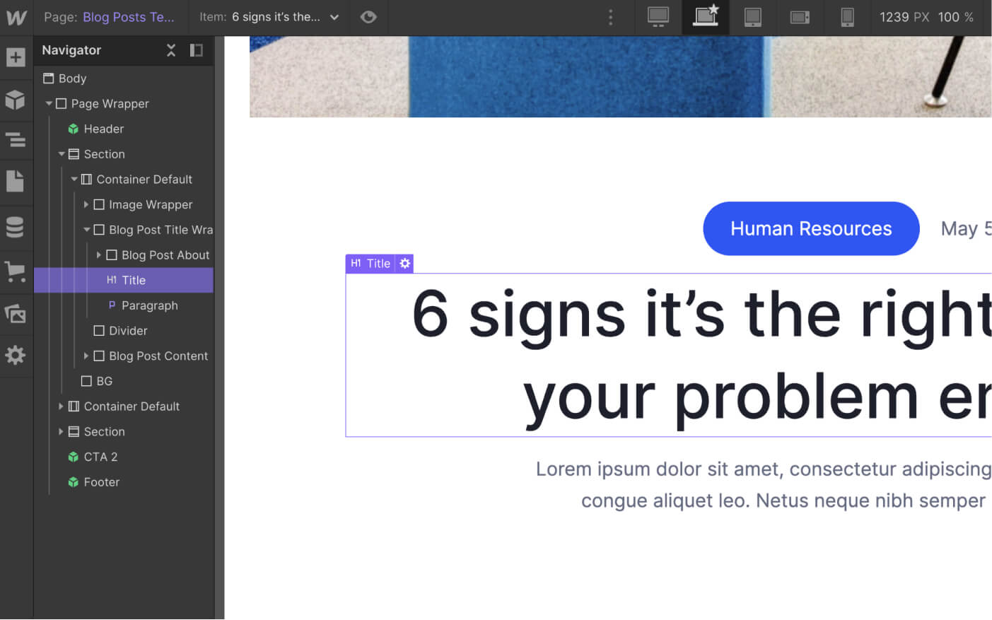 CMS Page - Consulting X Webflow Template
