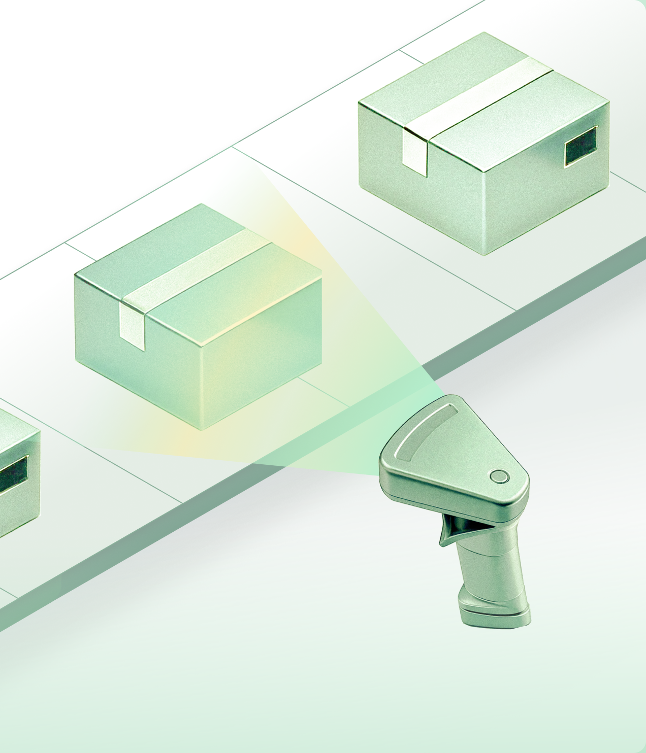 Scan with handheld terminals