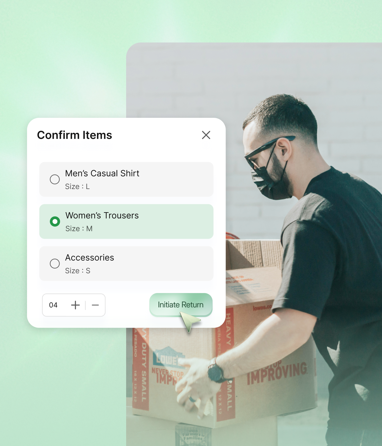 Returns management with reverse QC