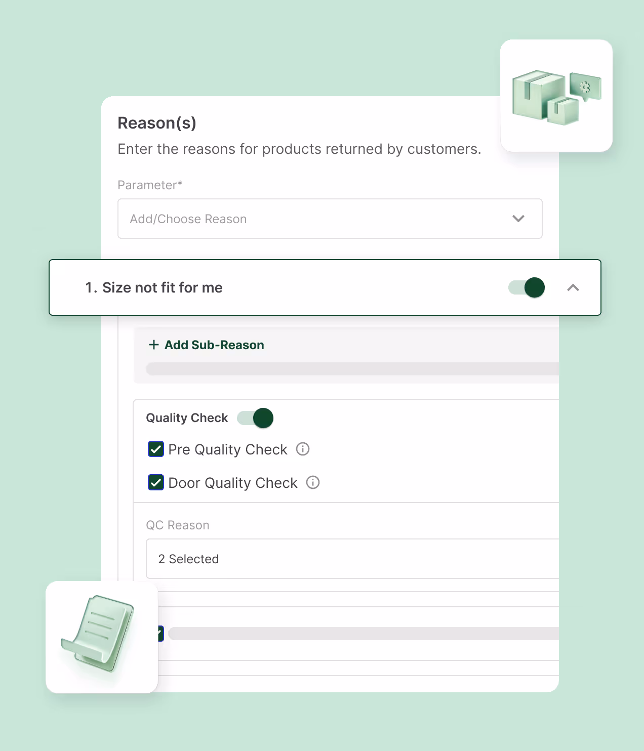 Doorstep quality checks