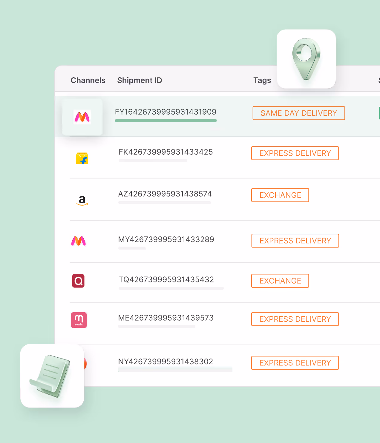 Single dashboard to track all delivery
