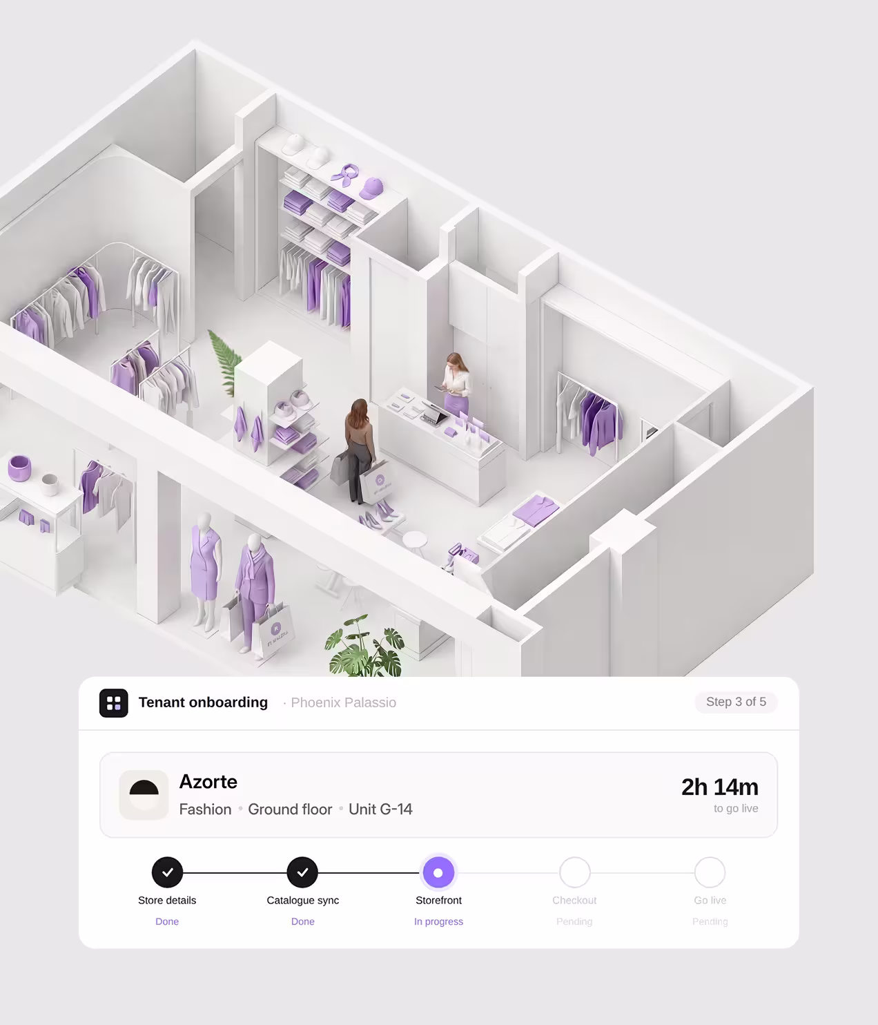 Onboard tenants in hours, not days
