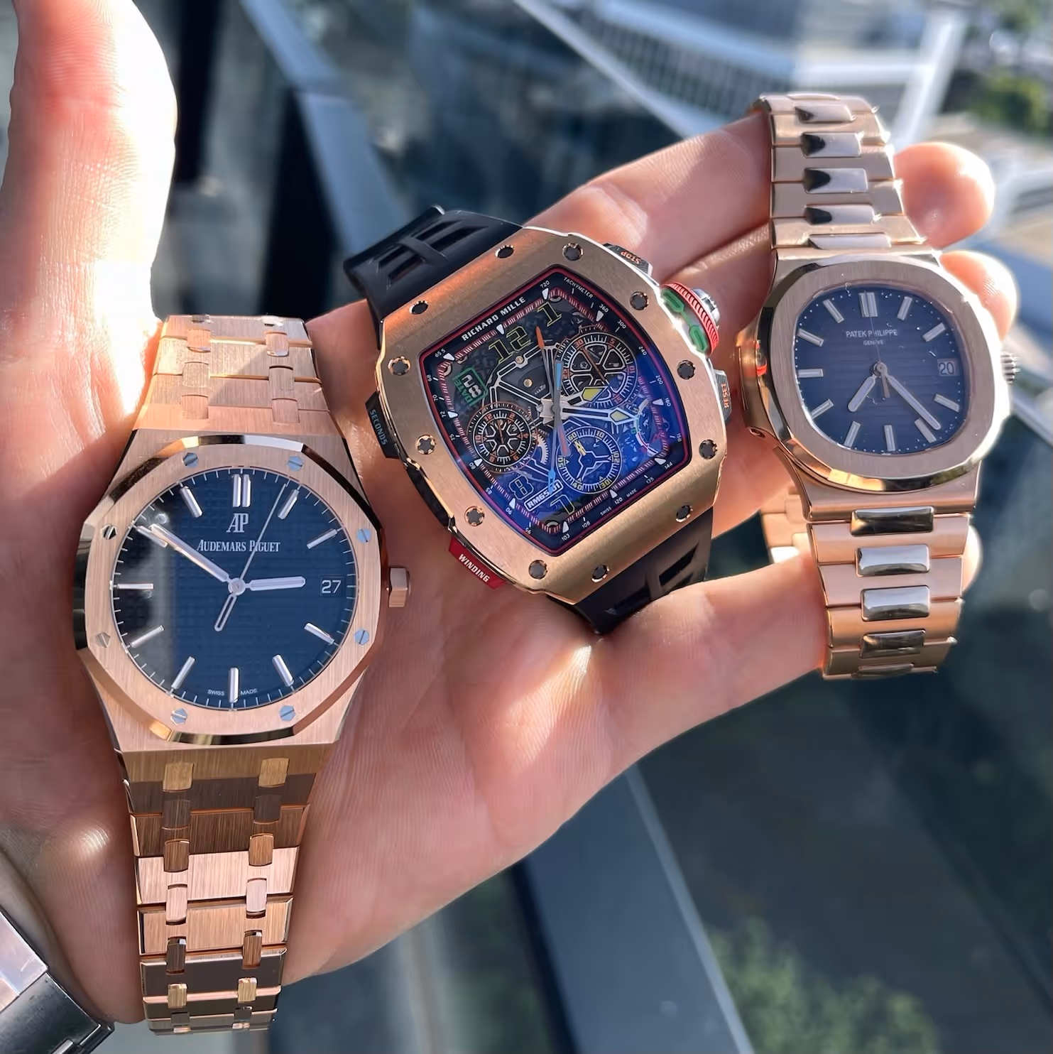 Audemars Piguet - Richard Mille - Patek Phillipe