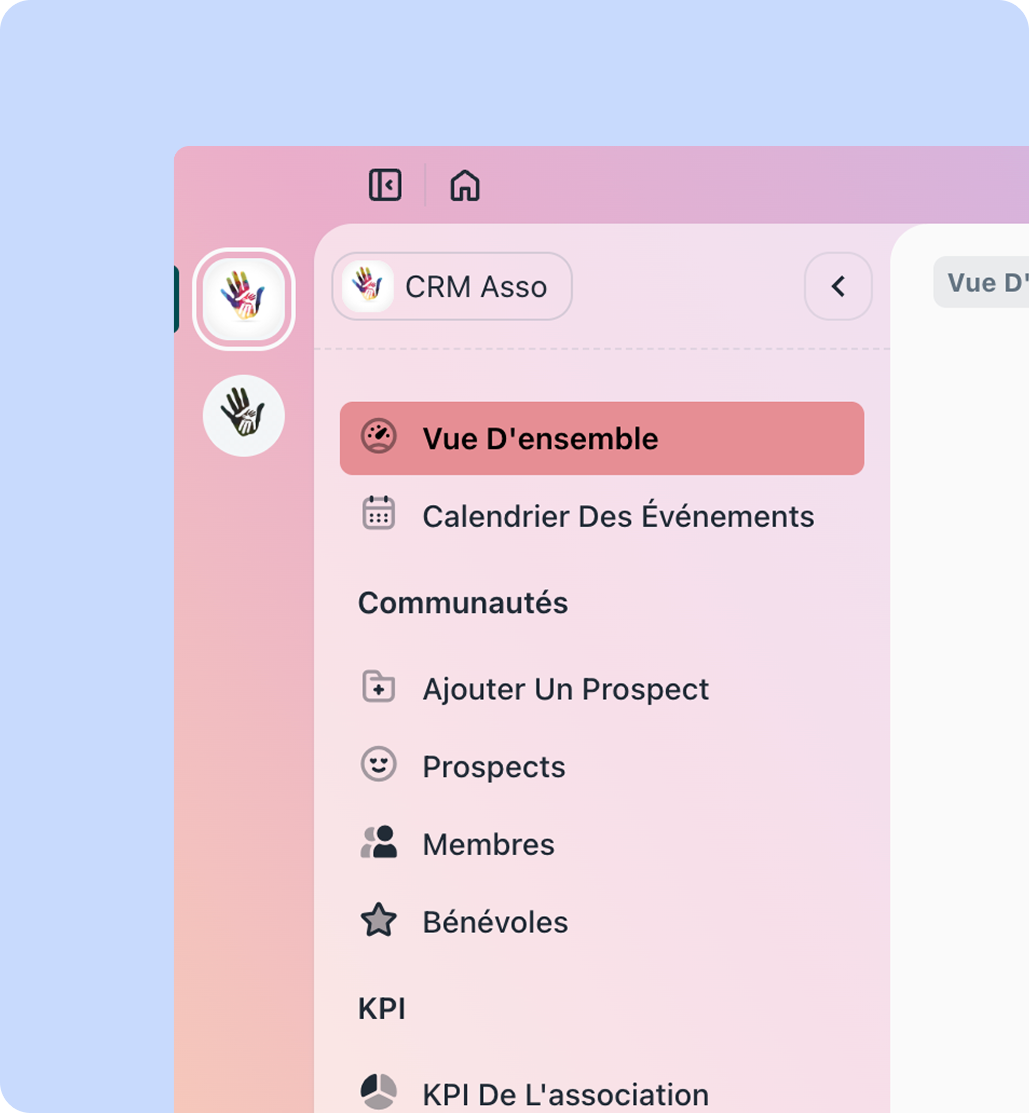 Exemple d'espace de travail Kis