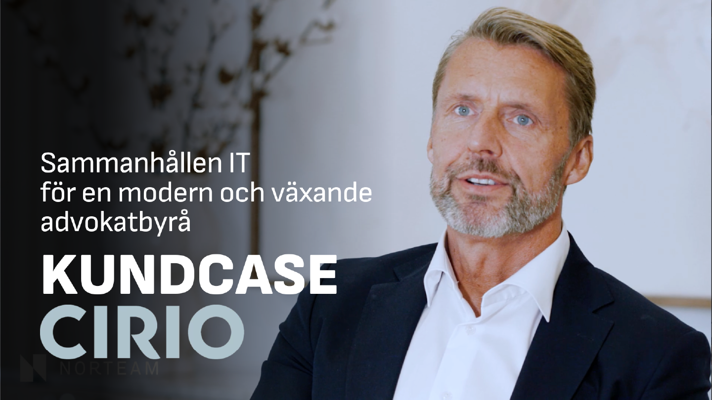 Cirio Advokatbyrå berättar mer om samarbetet med Norteam