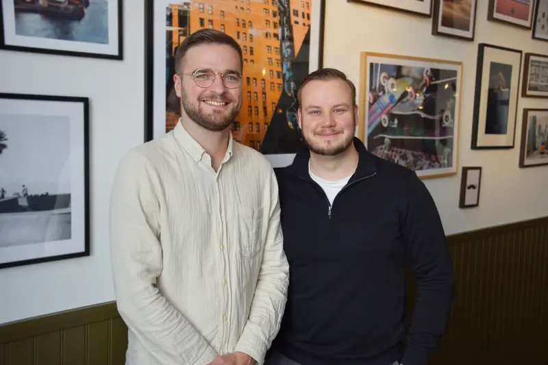 Våra nya kollegor Mattias och Oliver