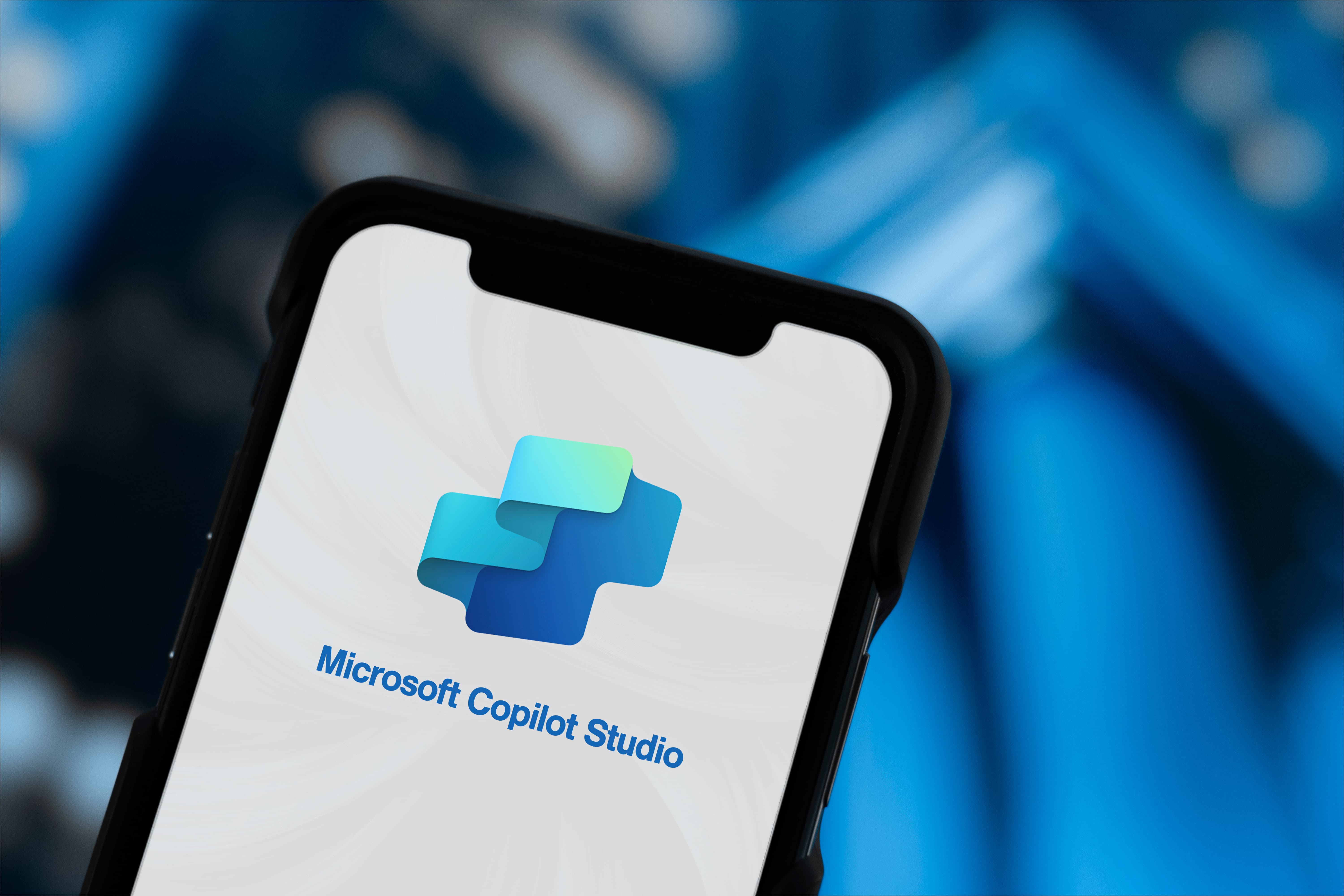 Microsoft Copilot Studio gränssnitt för att skapa AI-agenter