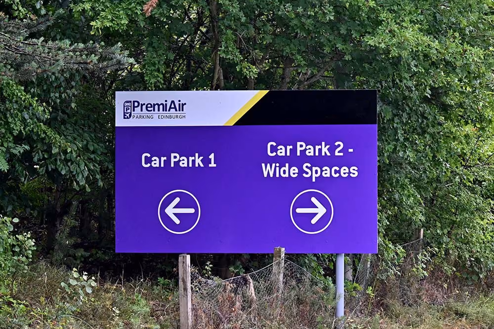 NCP PremiAir Car Park location for Edinburgh Airport