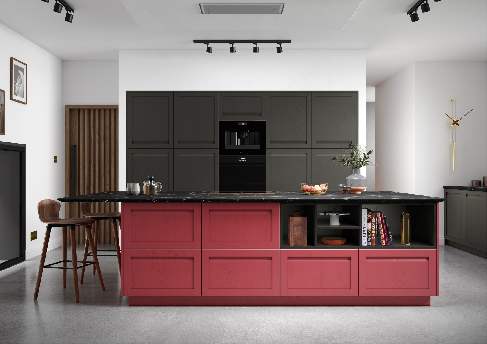 Stori - Harbone Graphite Red
