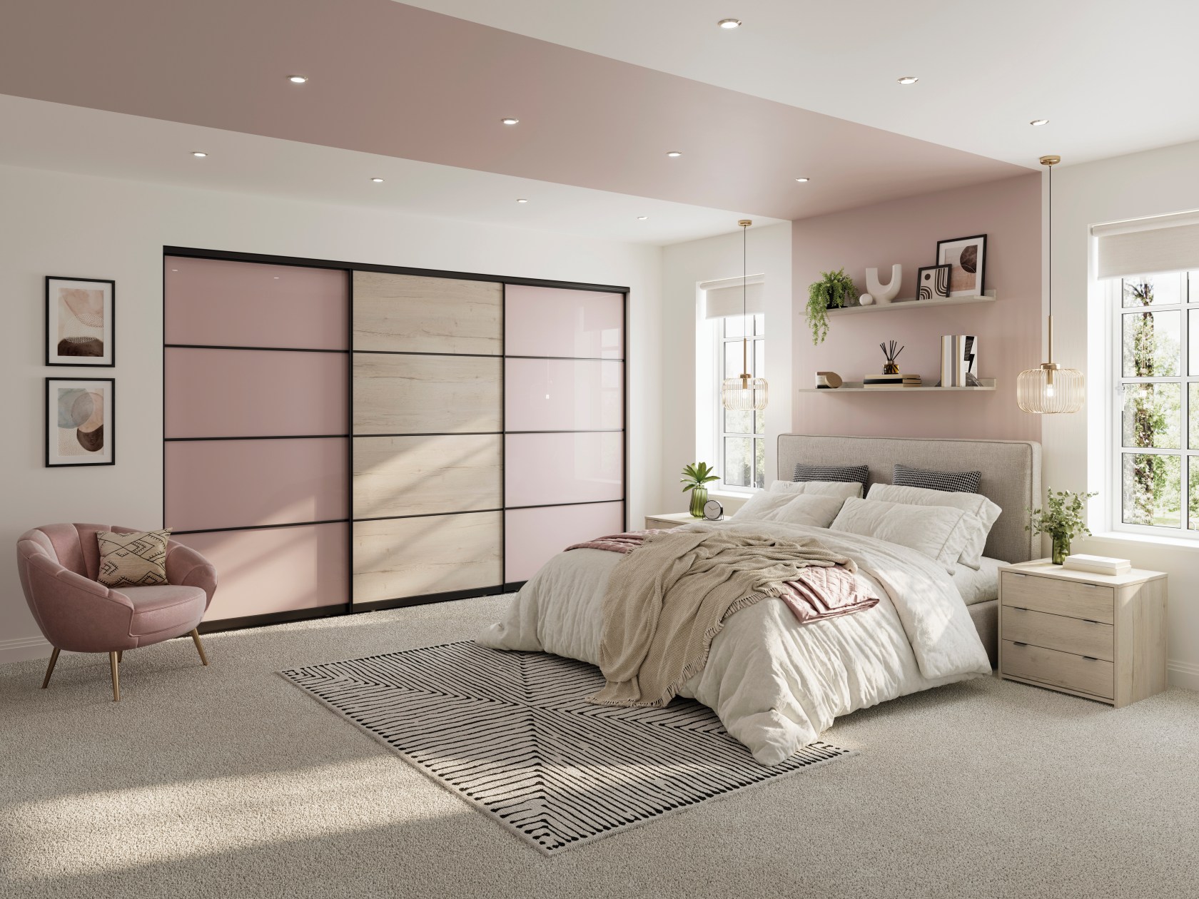 Rose Quartz - White Oak