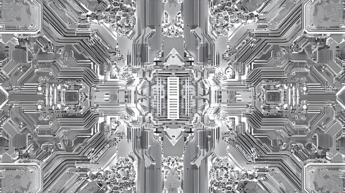 A kaleidoscopic image that illustrates the concept of data platform architecture patterns