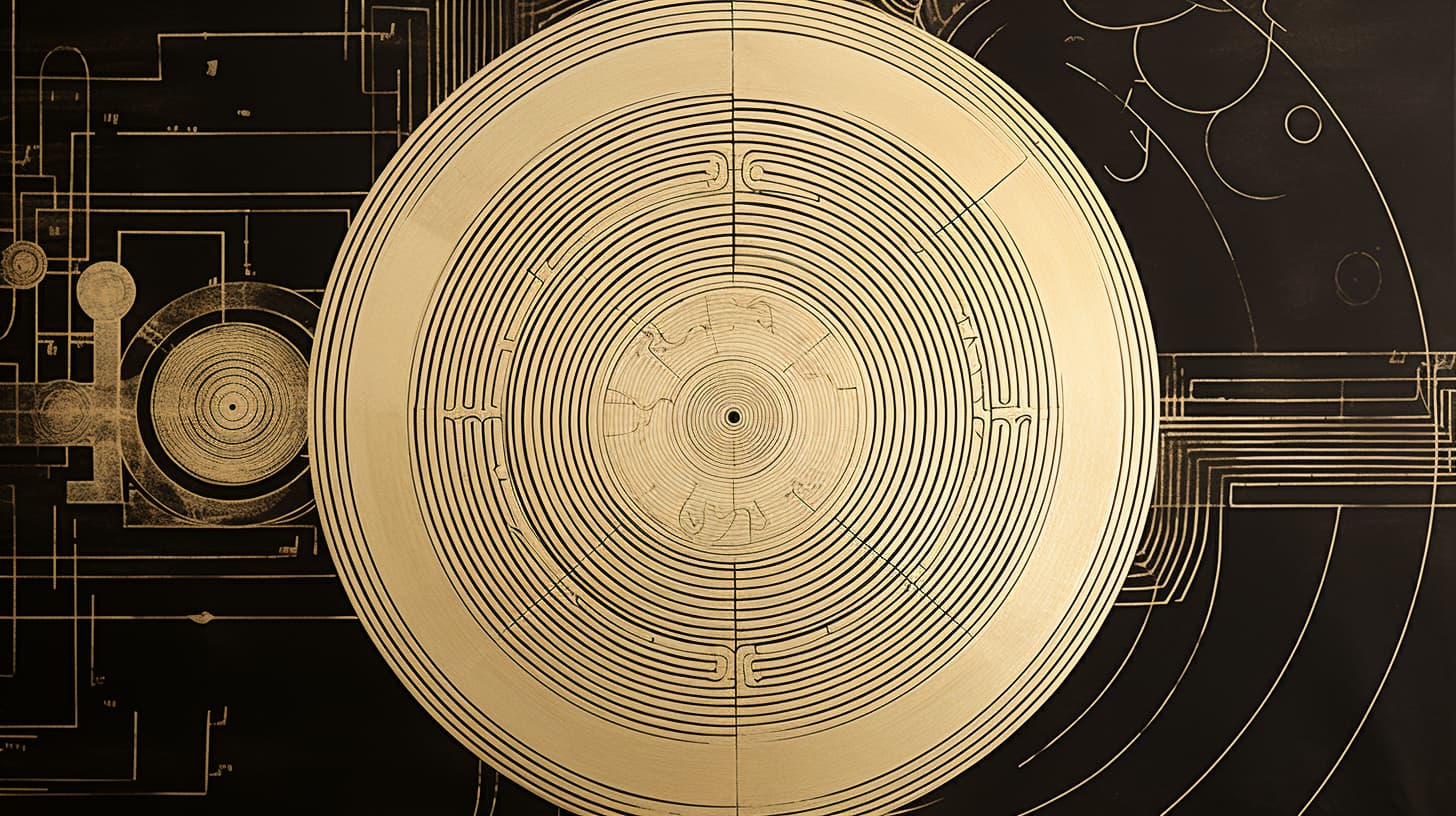 An abstract image of a golden record, which reflects concerns about master data management challenges