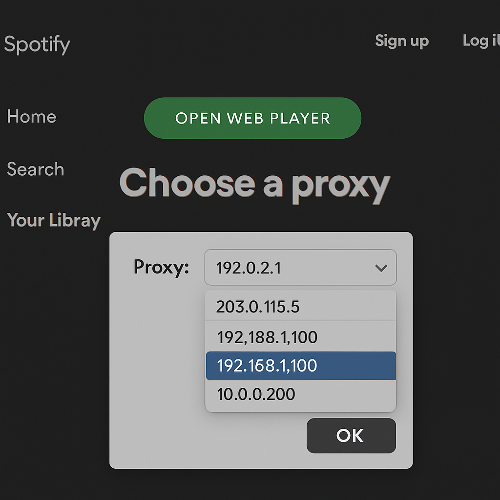 Choosing a Spotify proxy