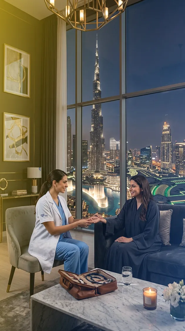 doctor at home in business bay