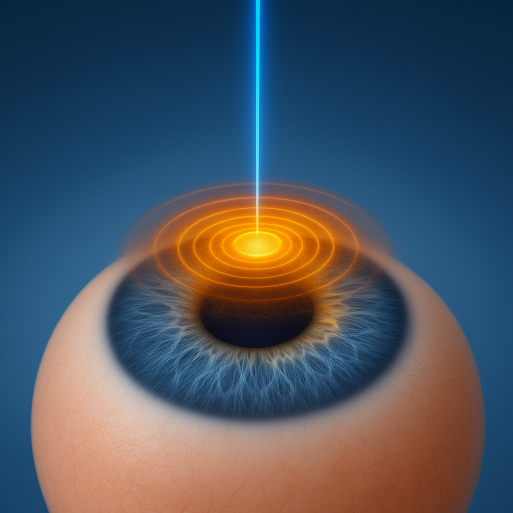 opération laser de l'oeil