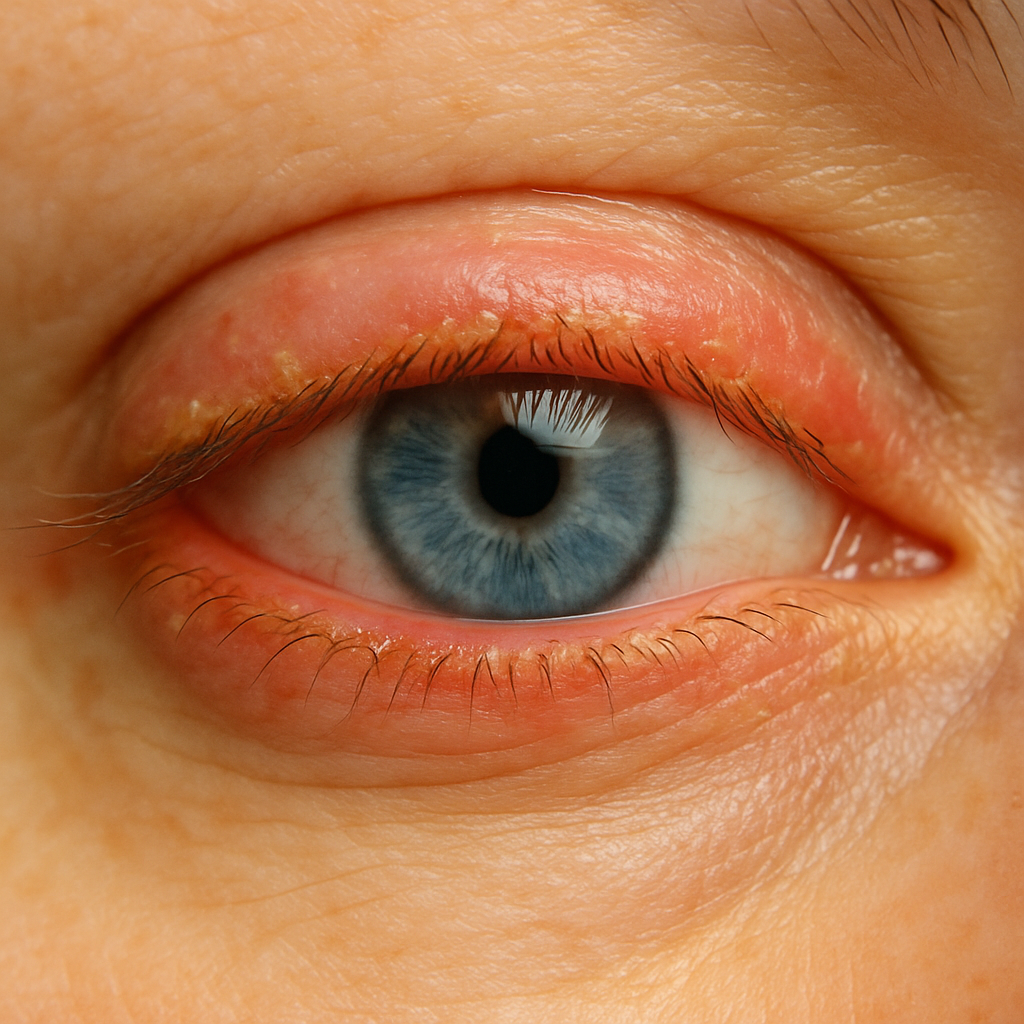 blepharite sur l'oeil